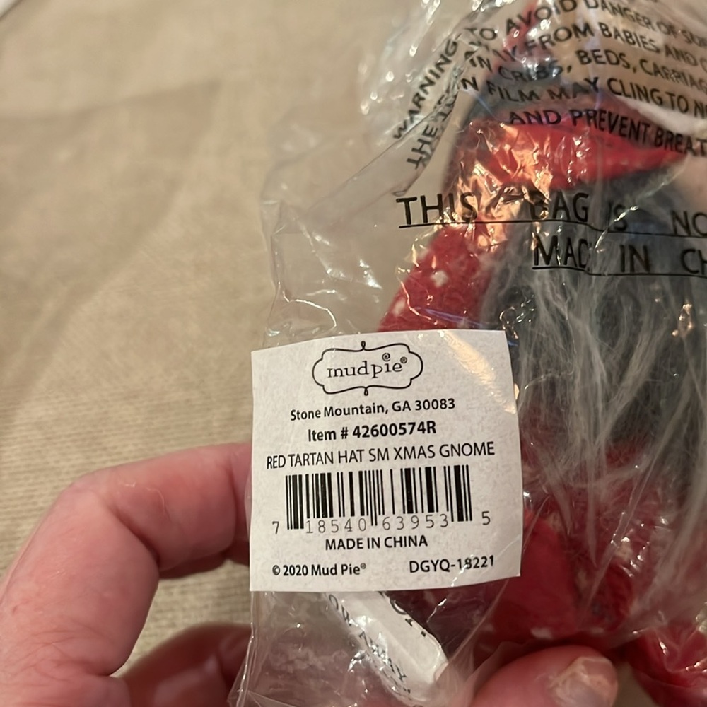 Mud Pie Small Christmas Gnome Sitters/Set of 3/NWT - Picture 9 of 12